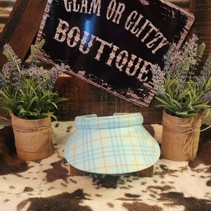 Vintage Burberry Golf Visor